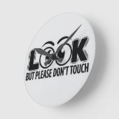 Aber keine Touch Runde Wanduhr (Winkel)