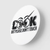 Aber keine Touch Runde Wanduhr (Winkel)