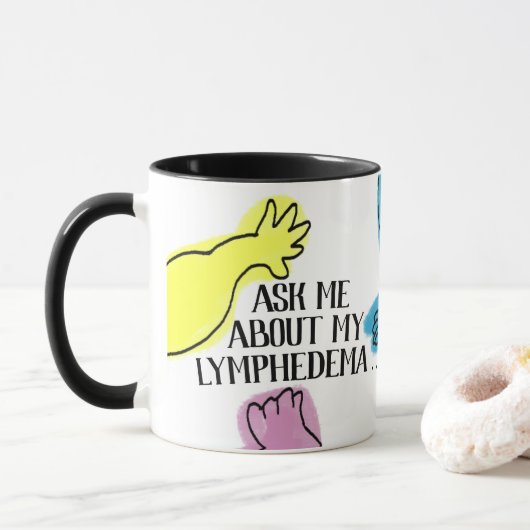 "Aber lass mir erst meinen Kaffee fertig!" Tasse (Mit Donut)