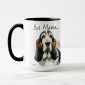 Aber Mama...... Basset Hound Moderne Tasse (Links)