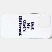 Aber mein Mädchen ist anders Case-Mate iPhone Hülle (Rückseite (Horizontal))