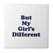 Aber mein Mädchen ist anders Fliese (Vorderseite)