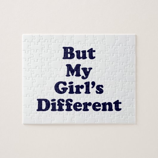 Aber mein Mädchen ist anders Puzzle (Horizontal)