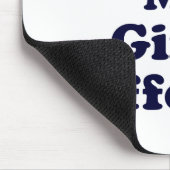 Aber meine Freundin ist anders Mousepad (Ecke)