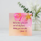 Aber seien Sie Tore des Wortes Christliche Blüte (Stehend Vorderseite)