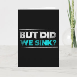 Aber sind wir lustige Bootsgeschenke für Männer un Karte