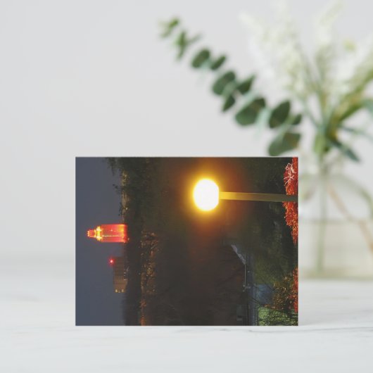 ABER Tower in Orange für WIN, Austin, TX Postkarte (Stehend Vorderseite)