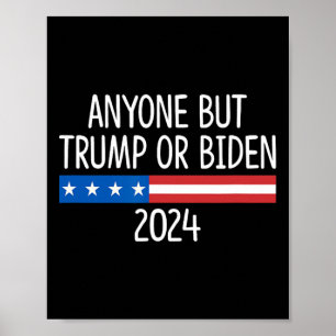 Aber Trump oder Biden 2024 - Poster