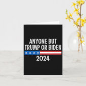 Aber Trump oder Biden 2024 - Vintager Stil - Karte (Gelbe Blume)