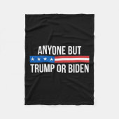 Aber Trump oder Biden - Fleecedecke (Vorderseite)