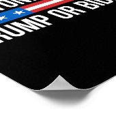 Aber Trump oder Biden - Poster (Ecke)