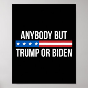 Aber Trump oder Biden - Poster