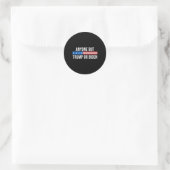 Aber Trump oder Biden - Runder Aufkleber (Tasche)