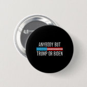 Aber Trump oder Biden - Vintager Stil - Button (Vorne & Hinten)