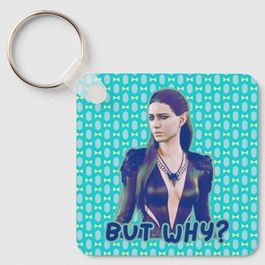 Aber warum? Schlüsselanhänger (Vorderseite)