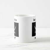aber warum wird der Rum gegangen? Kaffeetasse (Mittel)
