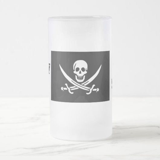 aber warum wird der Rum gegangen? Mattglas Bierglas (Mittel)