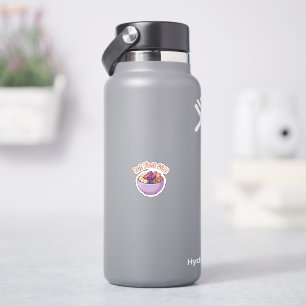 Aber zuerst Açaí Süße Kawaii-Vinyl-Aufkleber  Aufkleber