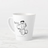 Aber zuerst [ASL] Kaffee Latte Tasse (Linke Ecke)
