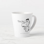 Aber zuerst [ASL] Kaffee Latte Tasse (Rechte Ecke)