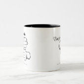 Aber zuerst [ASL] Kaffee Zweifarbige Tasse (Mittel)