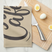 Aber zuerst, Cafecito Geschirrtuch (Viertel Falte)