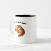 Aber zuerst... Croissant - Tasse zum Frühstück von (Vorderseite Links)