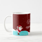 Aber zuerst, Eggnog Latte! Kaffeetasse (Links)