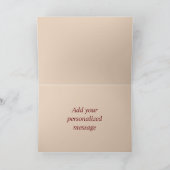 Aber zuerst ein Kaffee Karte (Innenseite)