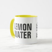Aber zuerst einmal: Lemon Water Tasse (Vorderseite Links)