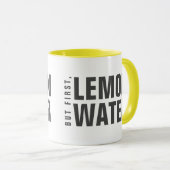 Aber zuerst einmal: Lemon Water Tasse (VorderseiteRechts)