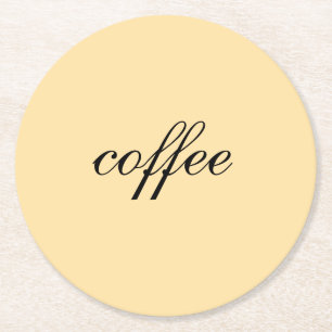 Aber zuerst, Kaffee - Creme Untersetzer
