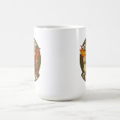 Aber zuerst Kaffee-Drache lustiges Java-Süchtiger- Kaffeetasse (Mittel)