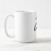 " aber zuerst Kaffee " Kaffee Lover, Kaffee-Design Kaffeetasse (Links)