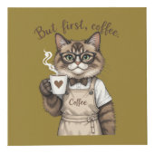 Aber zuerst, Kaffee Katze Würfel (Rechts)