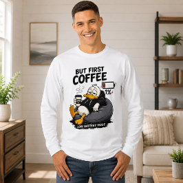 ABER ZUERST KAFFEE Lustiges Kaffeeshirt Geschenk T-Shirt