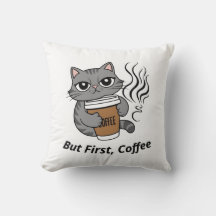 Aber zuerst, Kaffee - Personalisiert Cat Lover