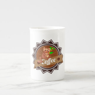 Aber zuerst Kaffee Porzellantasse