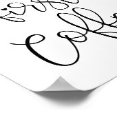 Aber zuerst Kaffee Poster (Ecke)