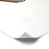 Aber zuerst Kaffee Poster (Ecke)