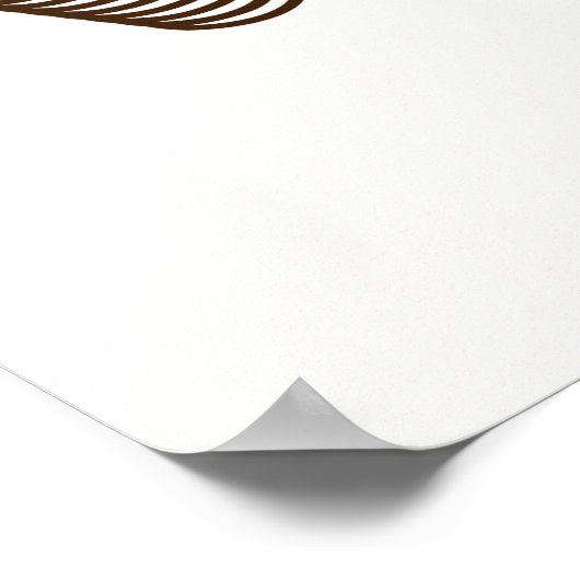 Aber zuerst Kaffee Poster (Ecke)