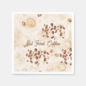 Aber zuerst Kaffee Serviette (Vorderseite)