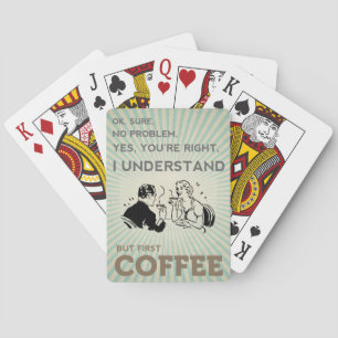 ABER ZUERST KAFFEE SPIELKARTEN