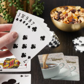 aber zuerst, KAFFEE Spielkarten (In Situ)
