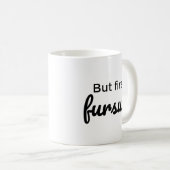 Aber zuerst: Kaffee-Tasse Kaffeetasse (VorderseiteRechts)