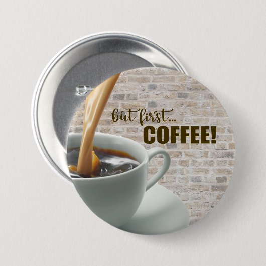 aber zuerst: KAFFEE-Taste Button (Vorne & Hinten)