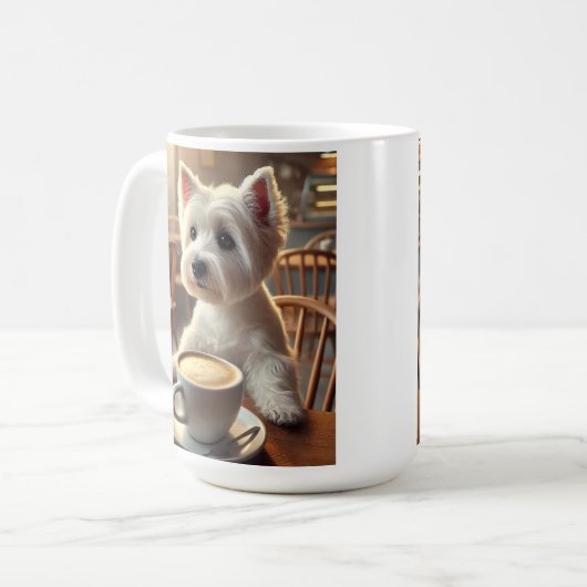 Aber zuerst... Kaffee und Kaffee Tasse (Vorderseite Links)