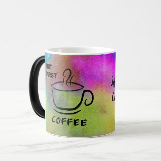 Aber zuerst Kaffee Verwandlungstasse (Vorderseite Links)