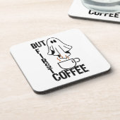 Aber zuerst, Kaffee.w Getränkeuntersetzer (Linke Seite)