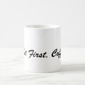 Aber zuerst, Kaffeetasse – Perfektes Geschenk für (Mittel)
